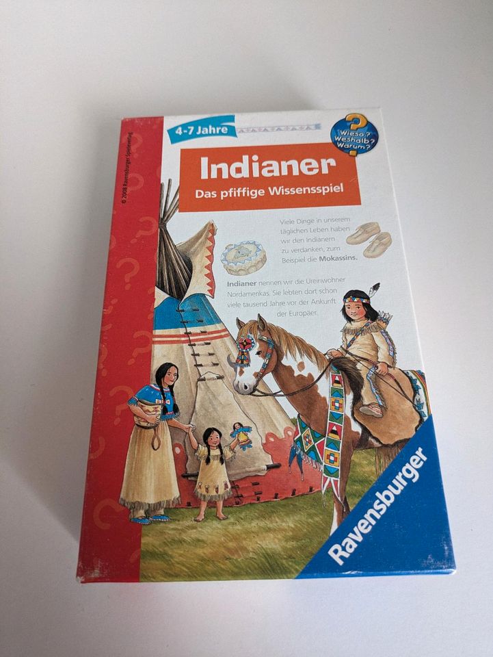 Brettspiel Indianer / Wieso Weshalb Warum in Gräfenroda