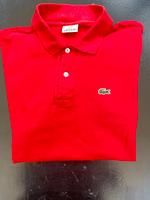 Lacoste Polo Shirt Gr. 5 rot Nordrhein-Westfalen - Leverkusen Vorschau