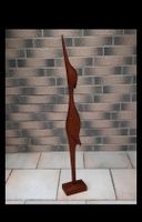 Sehr große ca.80 cm Teakholz Kranich Figur Skulptur 1960er Jahre Niedersachsen - Bissendorf Vorschau