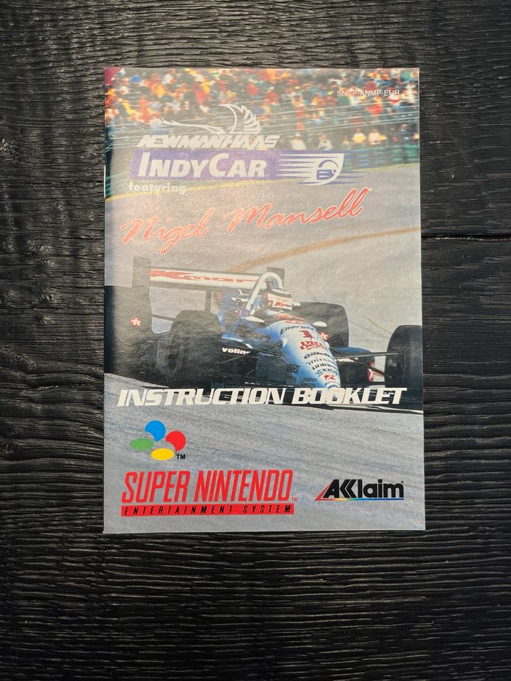 Newman Haas Indy Car SNES Super Nintendo OVP in Obersulm