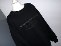 ABERCROMBIE & FITCH ⭐️ soft SWEATER Sweatshirt SCHWARZ ✮ S/36 Essen - Essen-Stadtwald Vorschau