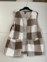 Weste Größe M Teddy Teddyjacke Shein beige braun weiß Saarland - Saarlouis Vorschau