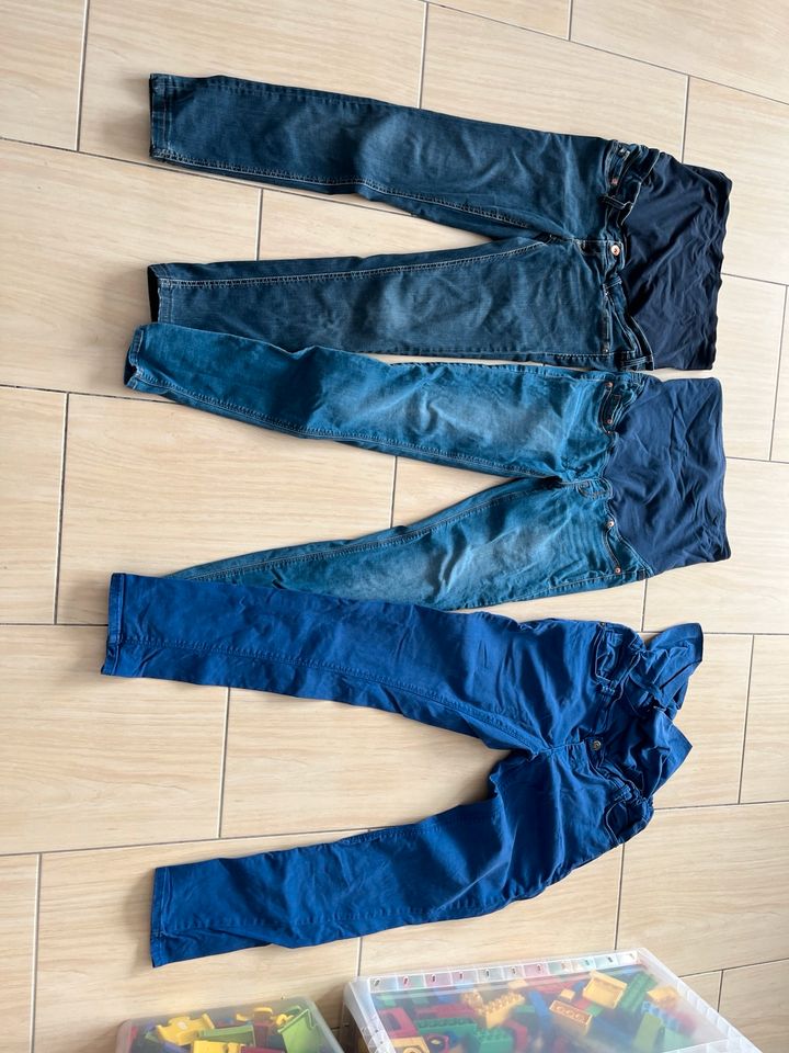 Umstandsmode 3 Jeans Größe M 38 blau in Rauenberg