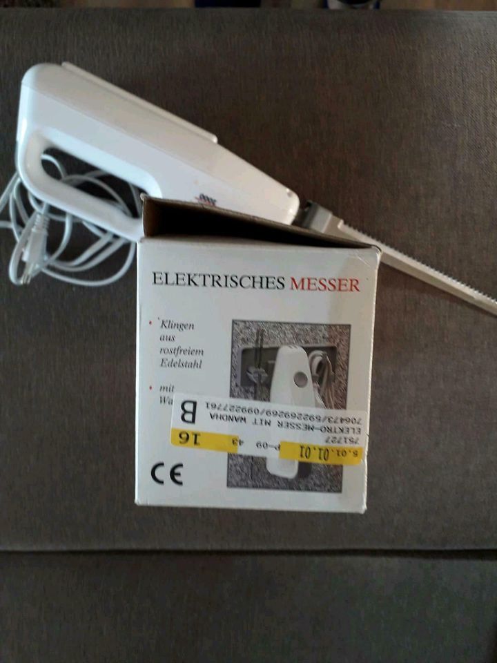 Elektrisches Messer neu Weihnachten braten in Annaburg