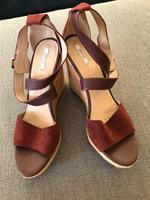 GEOX Respira Sandalette Plateau bordeaux braun 40 Wedges Wie Neu Bonn - Poppelsdorf Vorschau