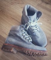 Timberland Schuhe Stiefelette Gr. 39 hellblau Echtleder Boots Jea Hessen - Glauburg Vorschau