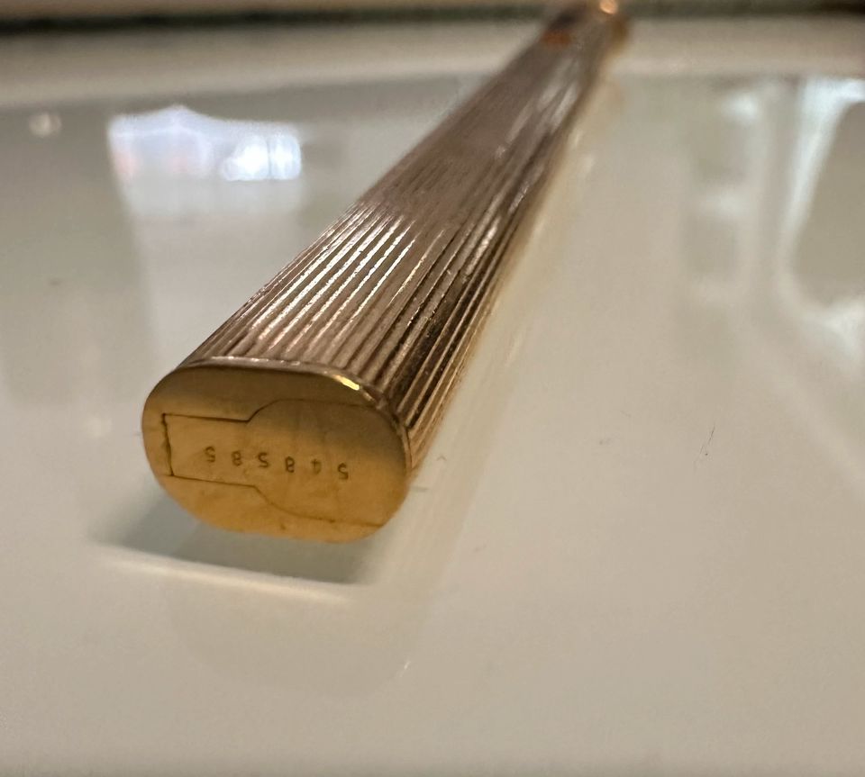 Must de Cartier Vendome Trinity Kugelschreiber vergoldet in Löhne