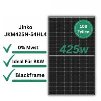 Solarmodul 425-Watt Jinko Photovoltaik Monokristalline Schwarz Sachsen-Anhalt - Allstedt Vorschau