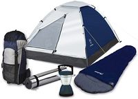 260470 Camping Set(Rucksack, Zelt, Schlafsack, EVA-Matte, Lampe) Kr. München - Aschheim Vorschau