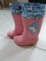 Rosa Einhorn Gummistiefel Blinkegummistiefel Gr. 22/23 Nordrhein-Westfalen - Bad Driburg Vorschau