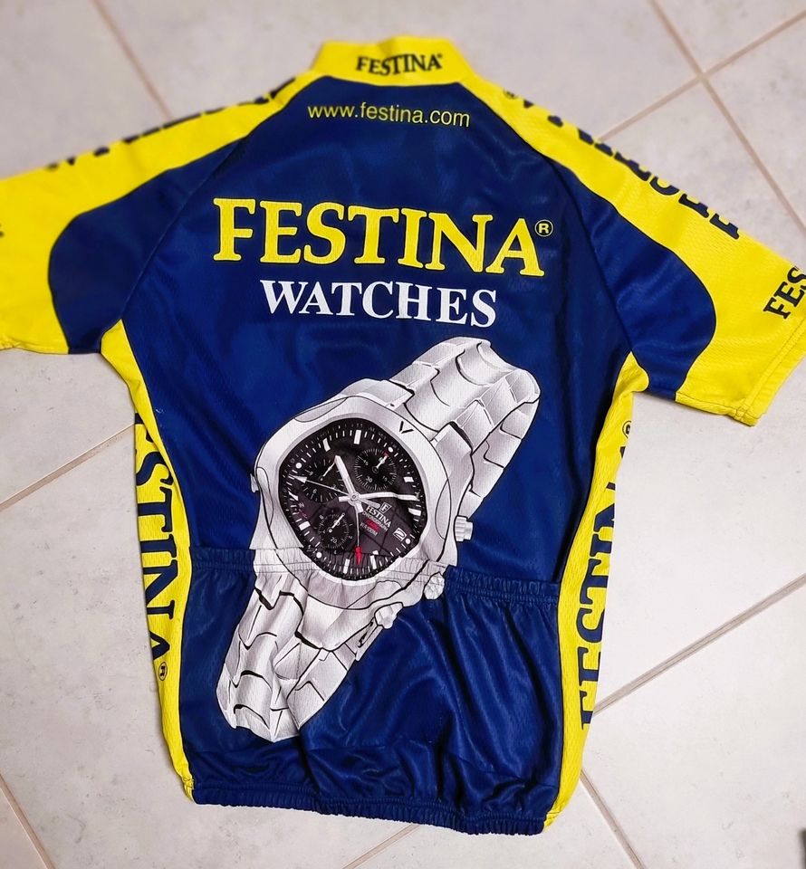 Festina, Trikot, S, Specialized, Rennrad Trikot, Fahrrad,blau gel in Nörvenich