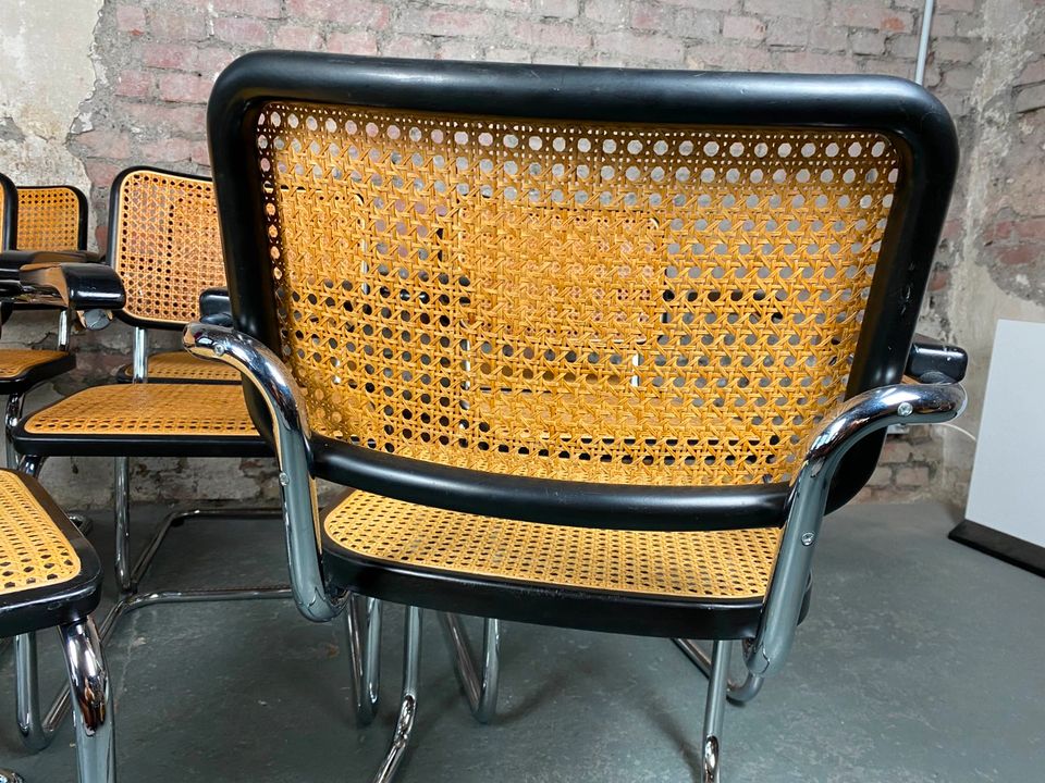 8er Set Thonet S 64 Freischwinger Marcel Breuer Esszimmer Stühle in Wuppertal