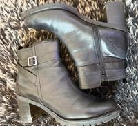 Echtleder Schuhe Stiefeletten mit Absatz von 5th Avenue Niedersachsen - Wallenhorst Vorschau