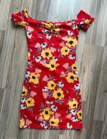 Sexy  Carmenausschnitt, kurzes Blumenkleid schulterfrei Wuppertal - Cronenberg Vorschau