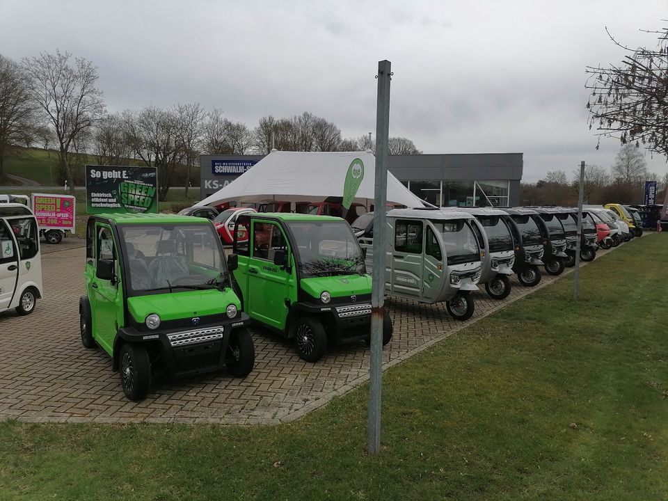 3Rad Elektro Kipper Pritsche "Cargo Premium" Kabinenroller Volta Frosch GRAND EXTRA HYBRID Runner Lastendreirad 3 Rad Lastenbike Lastenrad Mega Aixam Ape Piaggio Porter PRO Caddy Transporter VOLT in Neukirchen