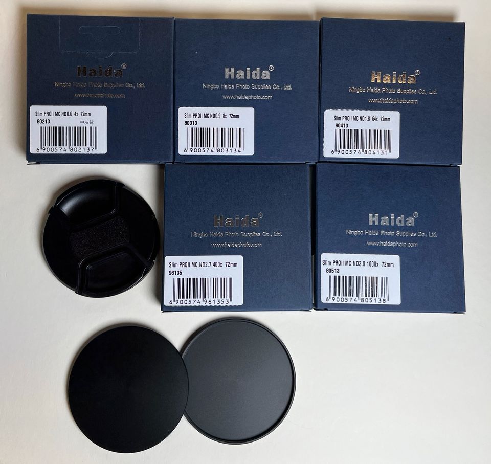 HAIDA 5fach ND-Filter Set 72mm Slim Pro II NEU in Winnemark