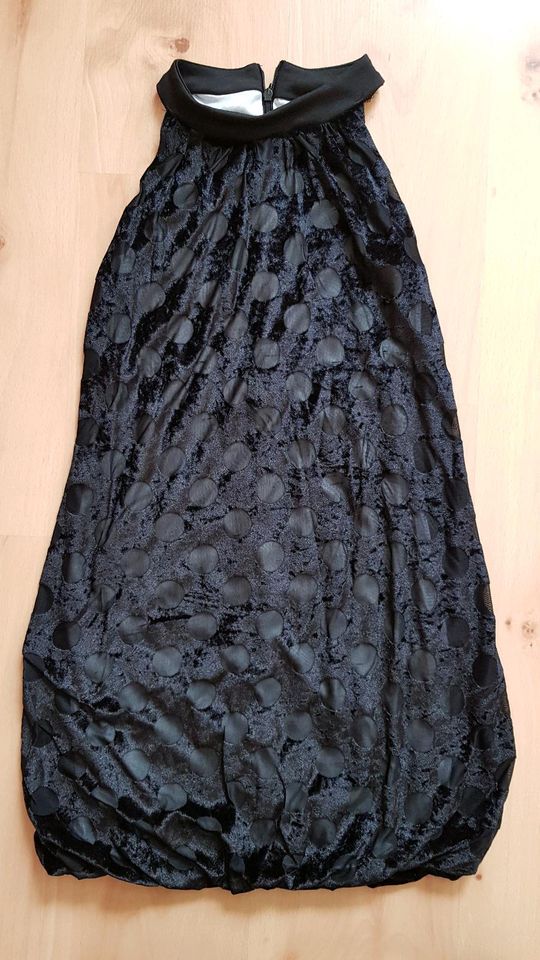 KLEID kurzarm Gr.140 ✔wieNEU✔❤PUNKTE❤FESTLICH❤ schwarz in Bad Kreuznach