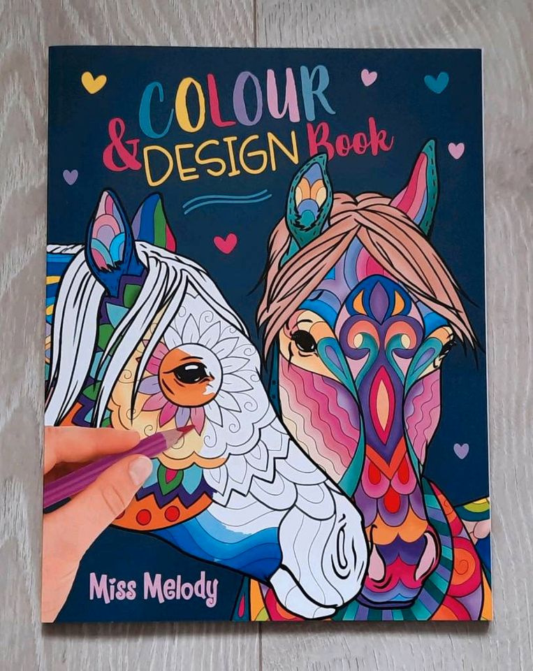 NEU ☆ Miss Melody Colour & Design Buch ☆ Zeichnen Gestalten Malen in Tann