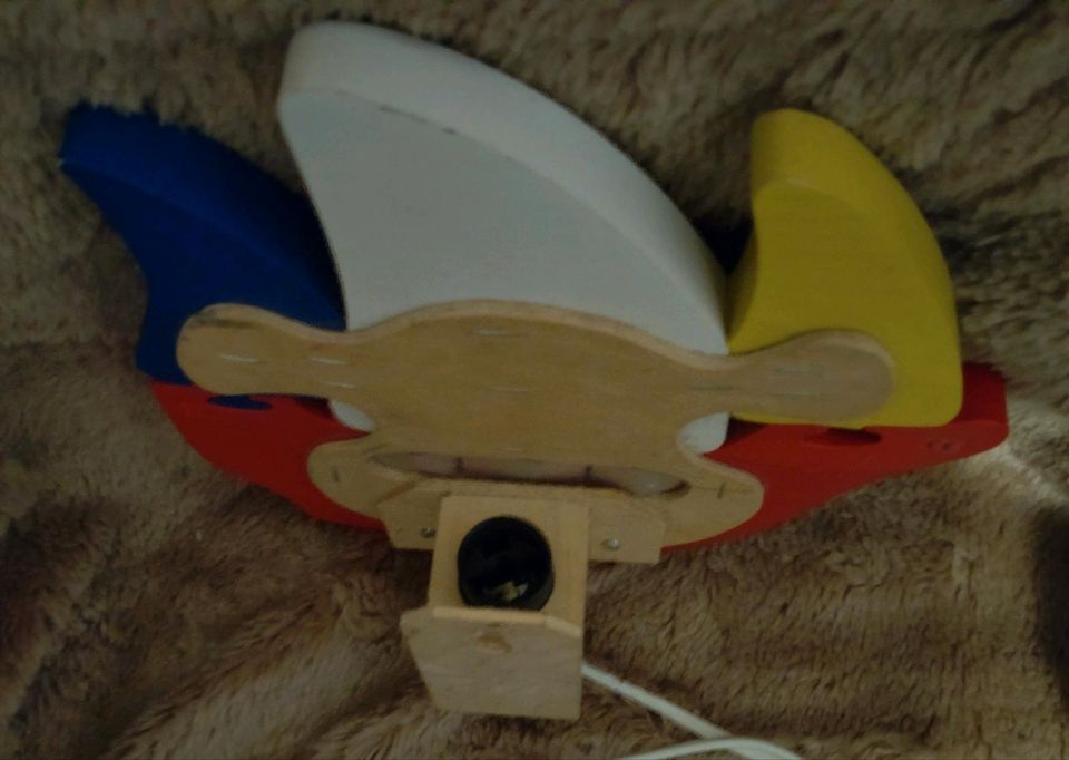 Wandlampe Kinder, Segelschiff Holz in Stahnsdorf