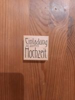 Stempel "Einladung zu unserer Hochzeit" Butterer Niedersachsen - Müden Vorschau