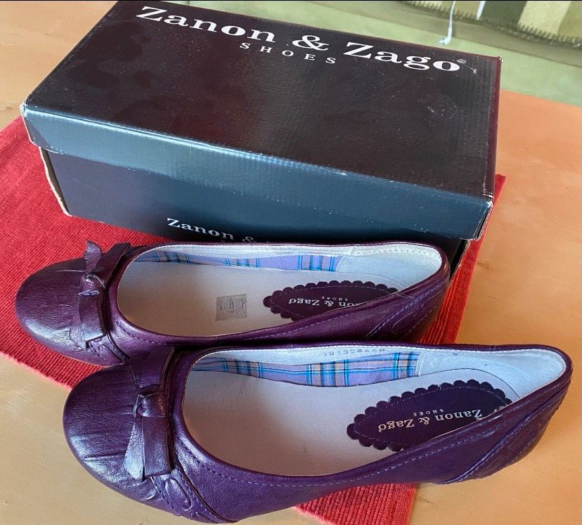 *Zanon & Zago* Damen Schuhe, Ballerinas, lila, Gr.39, NEU! in Essen