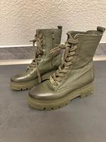 Tommy Hilfiger Jeans Boots Stiefeletten Stiefel 38 Khaki Olive Nordrhein-Westfalen - Gütersloh Vorschau