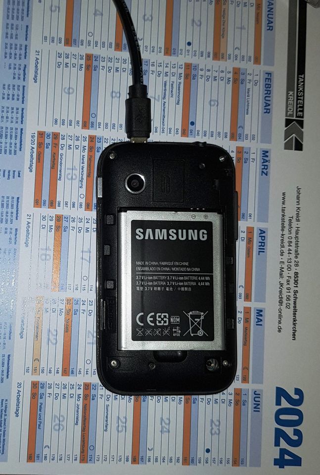 Samsung Galaxy Y Steel Gray GT-S5363 Smartphone in Schweitenkirchen