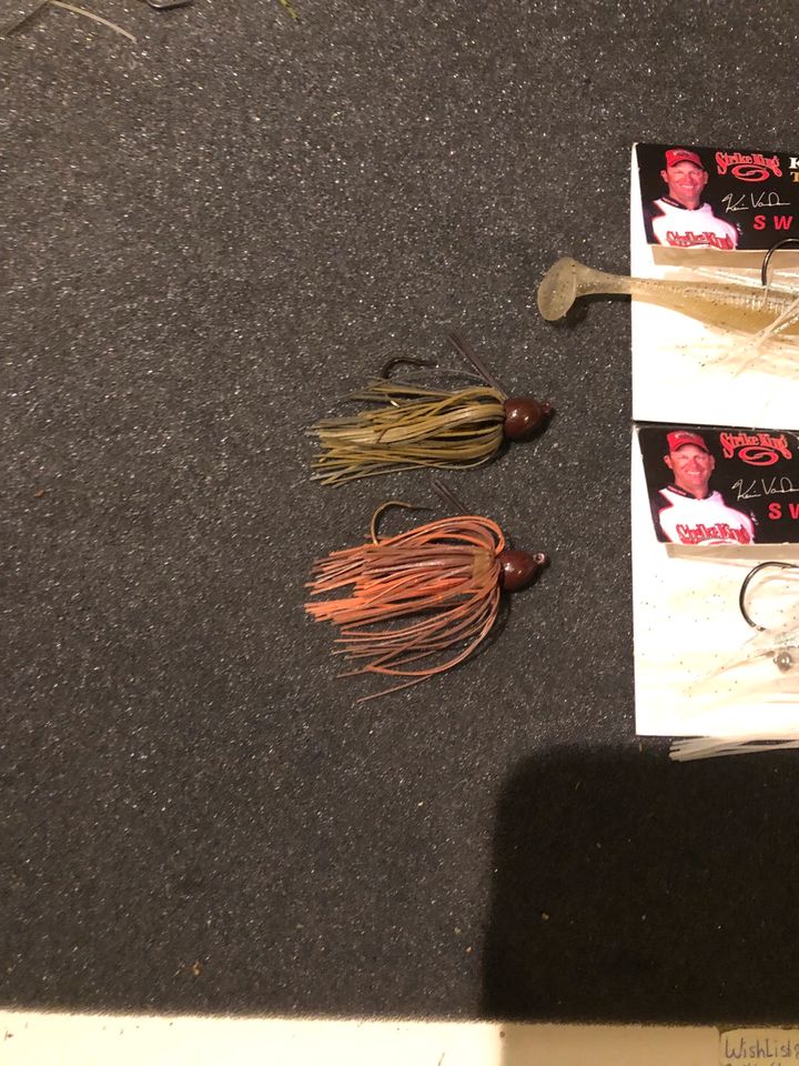 Strike King Skirted Jig Set no Evergreen Deps OSp illex in Hamburg