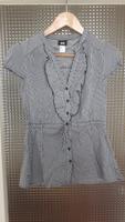 Bluse mit Rüschen blau weiß gestreift, Gr. 36 Bayern - Lichtenfels Vorschau