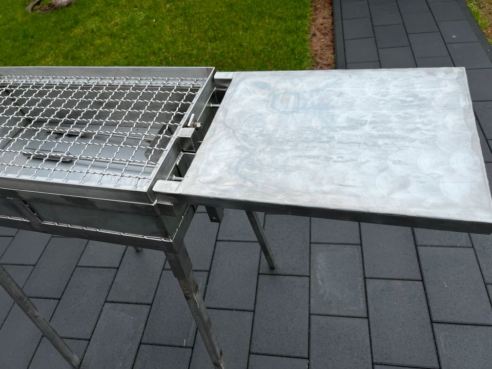 Mangal Grill aus 2 mm Edelstahl. in Twistetal