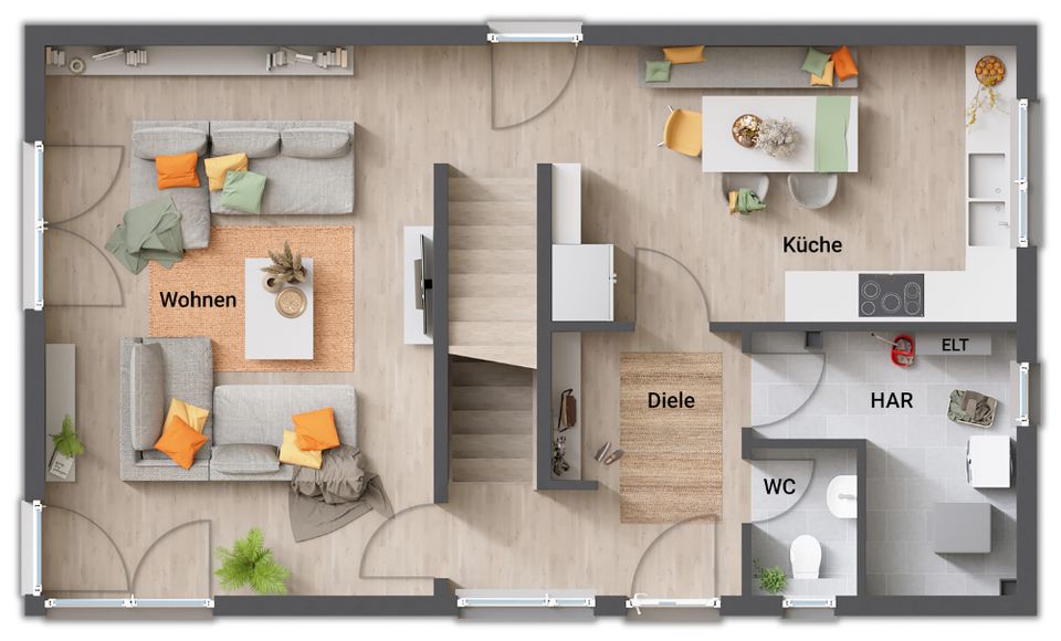 Für Familien, die modernes Design schätzen. Ihr Town & Country Stadthaus in Velpke OT Meinkot in Velpke