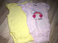 2 Set Baby Body Gr. 80 gelb rosa Sachsen-Anhalt - Eilsleben Vorschau