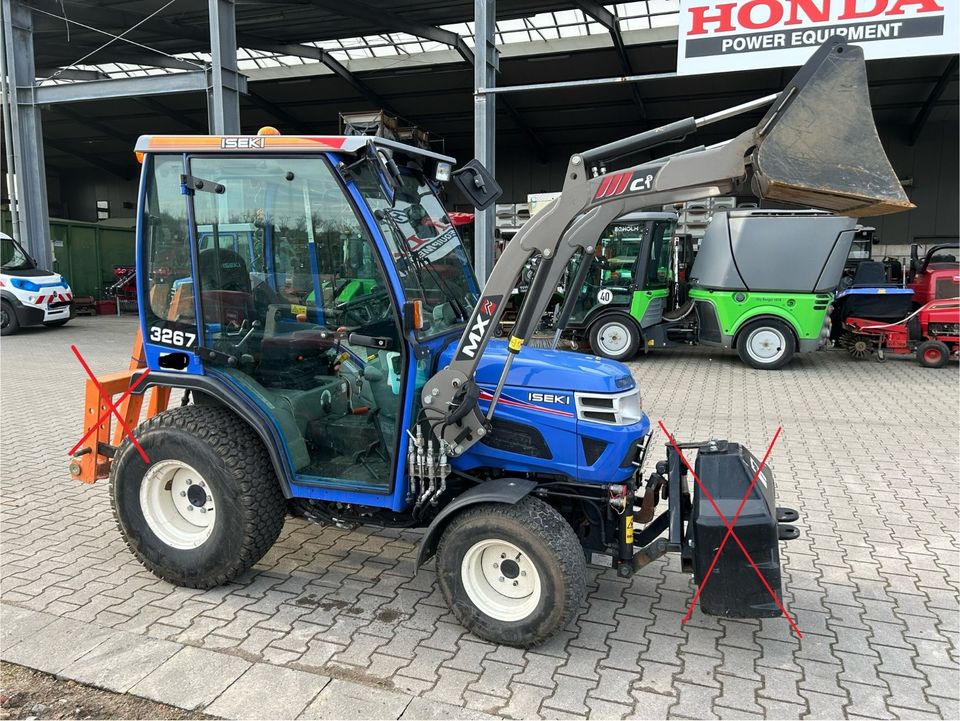 ISEKI TM 3267 AHL Kabine Traktor mit Frontlader und Anbaugeräten in Wallenhorst