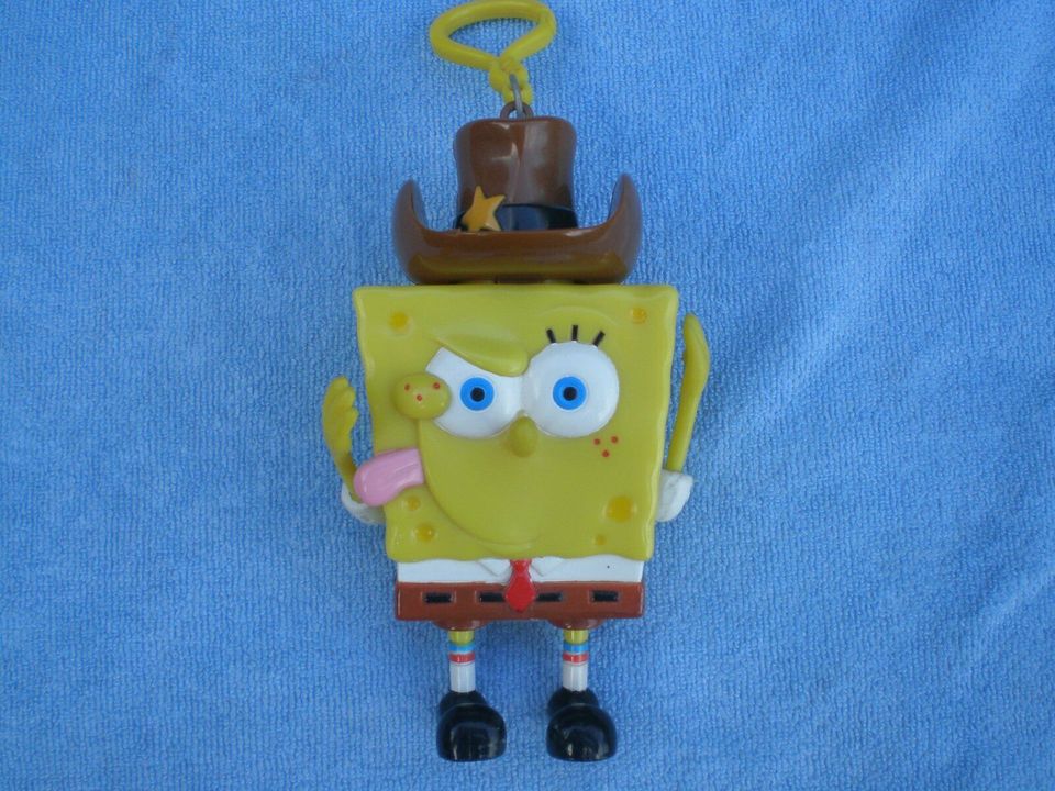 SpongeBob Schwammkopf, große Figur / Anhänger aus 2003 *RARITÄT* in Harsewinkel