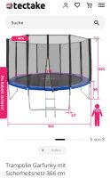 Trampolin 360cm Durchmesser mit Fallschutz Hessen - Bad Camberg Vorschau