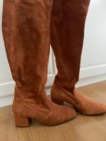 Beine Cognac Högl Overknee Stiefel  Wildleder Saarbrücken-West - Altenkessel Vorschau