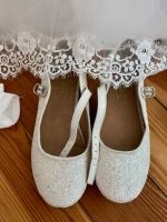 Weiße Ballerinas Schuhe Kommunion Hochzeit Taufe Gr. 33 Häfen - Bremerhaven Vorschau