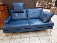 FSM Clarus Design Ledercouch 2 Sitzer Blau Bonn - Tannenbusch Vorschau