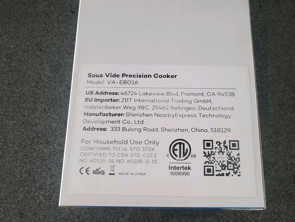 Sous Vide Precision Cooker Vava Stick Garer Steak in Sömmerda