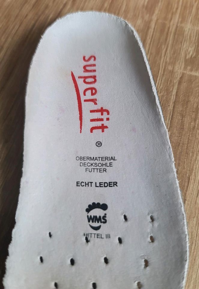 Superfit Schuhe, Gr.19 Weite M III, Leder, Einhorn lila, Klett in Selb