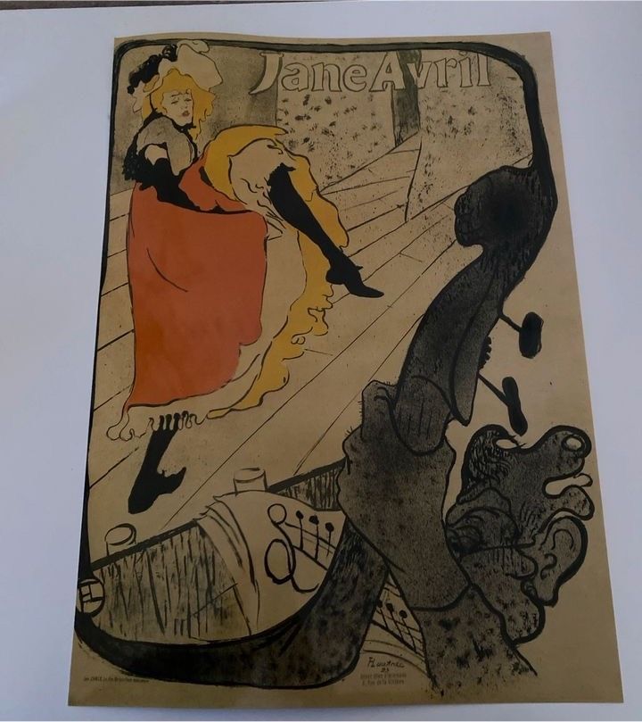 Kunstdruck Jane Avril von Henri de Toulouse-Lautrec in Friedland