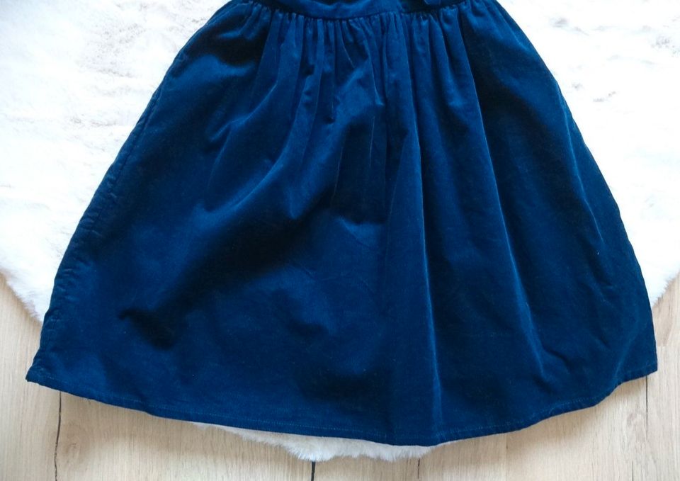Cordkleid Kleid festlich dunkelblau elegant Gr.110/116 Pusblu NEU in Rühen