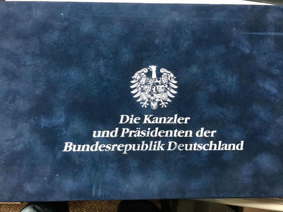 Medaillenset Kanzler und Präsidenten der BRD - Silber in Rockenberg