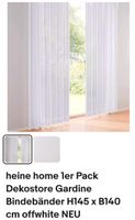 HEINE HOME 1er Pack DekoStore Neu Gardine 145x140 weiß NP 19,99€ Leipzig - Grünau-Ost Vorschau