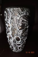 50er J. Kunst Relief Keramik Vase Afrika Dekor Nr. 901 rar Nordrhein-Westfalen - Krefeld Vorschau