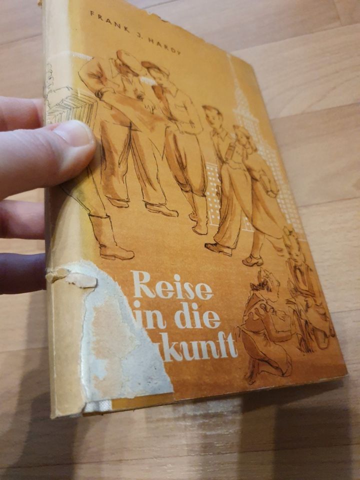 Buch Frank J. Hardy Reise in die Zukunft 1953 in Halle