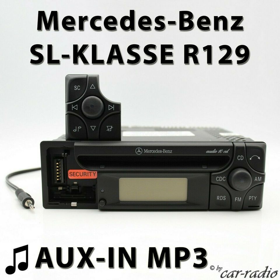 Mercedes Audio 10 CD MF2199 AUX-IN MP3 R129 Radio SL-Klasse W129 in Gütersloh