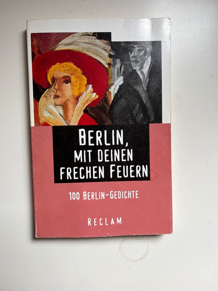 Buch Gedichte Berlin, mit deinen frechen Feuern in Schwülper