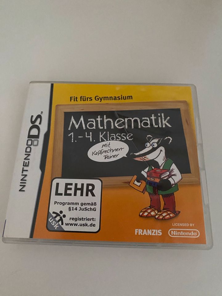 Nintendo Ds Mathematik Training 1-4 Klasse in Wörrstadt