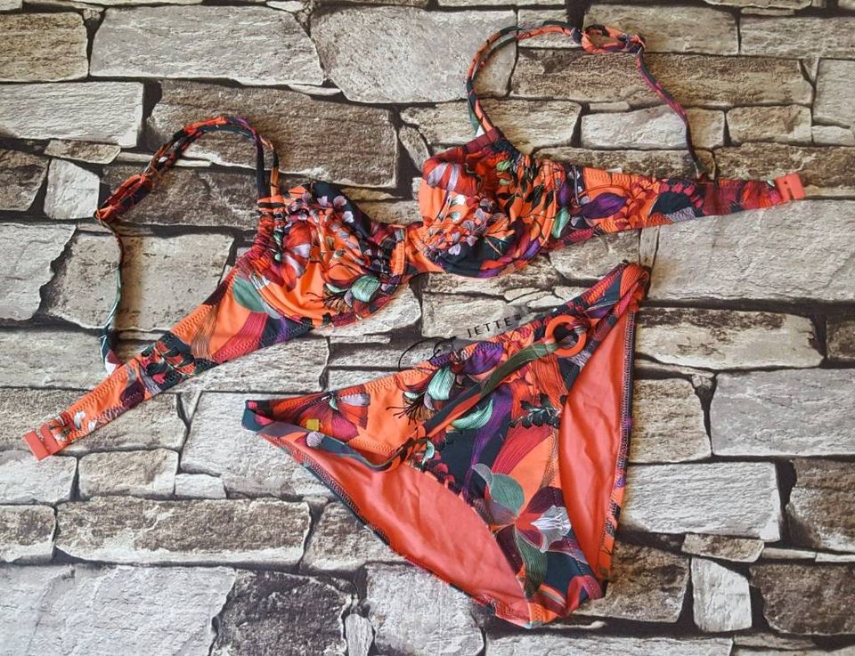 JETTE JOOP Bügel Bikini 36C 38D NEU Orange bedr. in St. Egidien